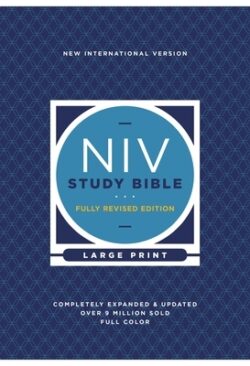 NIV Study Bible, Fully Revised Edition, Large Print, Hardcover, Red Letter, Comfort Print
