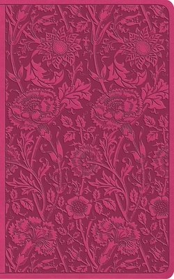 ESV Vest Pocket New Testament with Psalms and Proverbs (Trutone, Berry, Floral Design)