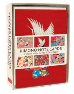 Kimono Note Cards: 6 Blank Note Cards & Envelopes (4 X 6 Inch Cards in a Box)