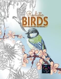 Realistic Birds coloring books for adults: Adult coloring books nature, adult coloring books animals