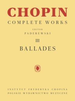 Ballades: Chopin Complete Works Vol. III