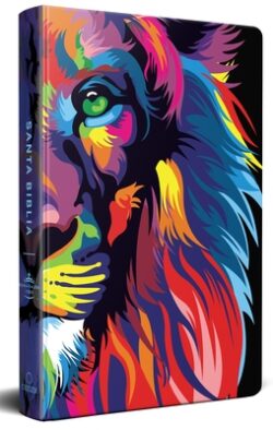 Biblia Rvr 1960 Letra Grande, Tamaño Manual, Tapa Dura León de Juda Arcoíris / S Panish Bible Rvr 1960 Handy Size Large Print Hardcover Rainbow Lion o