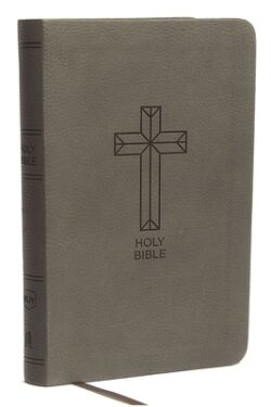 NKJV, Value Thinline Bible, Compact, Imitation Leather, Black, Red Letter Edition