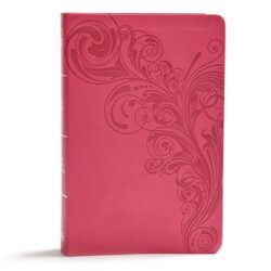 KJV Giant Print Reference Bible, Pink Leathertouch, Indexed