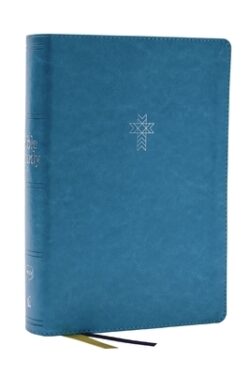 Nkjv, the Bible Study Bible, Leathersoft, Turquoise, Comfort Print: A Study Guide for Every Chapter of the Bible