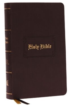 Kjv, Personal Size Large Print Reference Bible, Vintage Series, Brown Leathersoft, Red Letter, Comfort Print: Holy Bible, King James Version