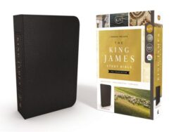 The King James Study Bible, Genuine Leather, Black, Full-Color Edition