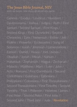 The Jesus Bible Journal, Revelation, Niv, Paperback, Comfort Print