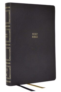 KJV Holy Bible: Paragraph-Style Large Print Thinline with 43,000 Cross References, Black Leathersoft, Red Letter, Comfort Print: King James Version