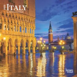 Italy 2025 7 X 7 Mini Calendar (Venice/Rome)