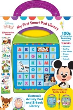 Disney Baby: My First Smart Pad Library Electronic Activity Pad and 8-Book Library Sound Book Set [With Electronic Activity Pad and Battery]