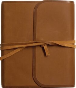 ESV Journaling Bible (Natural Leather, Brown, Flap with Strap)