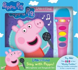 Peppa Pig: Sing with Peppa! Look and Find Microphone and Songbook Set [With Microphone and Battery]