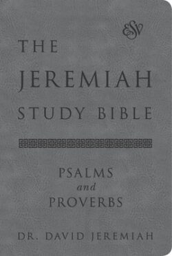 The Jeremiah Study Bible, Esv, Psalms and Proverbs (Gray): What It Says. What It Means. What It Means for You.