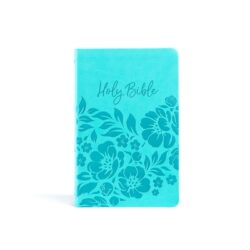 KJV Thinline Bible, Teal Leathertouch, Value Edition