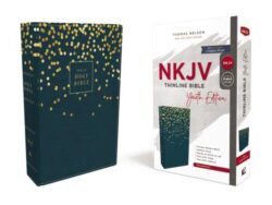 Nkjv, Thinline Bible Youth Edition, Leathersoft, Blue, Red Letter Edition, Comfort Print