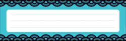 Name Plates Aqua Oasis