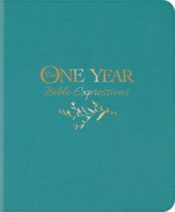 The One Year Bible Expressions NLT (Leatherlike, Tidewater Teal)