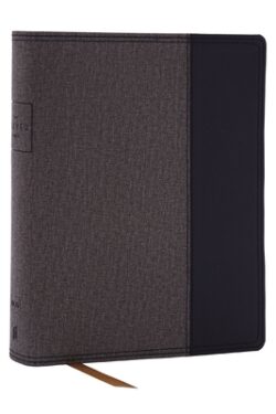 The Prayer Bible: Pray God's Word Cover to Cover (Nkjv, Black/Gray Leathersoft, Red Letter, Comfort Print)