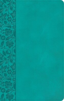 NASB Large Print Personal Size Reference Bible, Teal Leathertouch, Indexed
