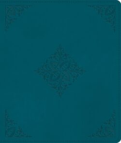 ESV Journaling Bible (Trutone, Deep Teal, Fleur-De-Lis Design)