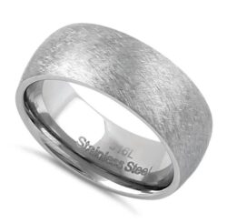 Mixed Brushed Rounded Band