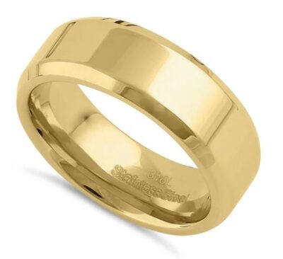 Yellow Gold Plated High Polish Band