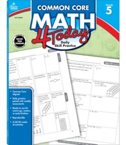 Common Core Math 4 Today, Grade 5: Daily Skill Practice Volume 8