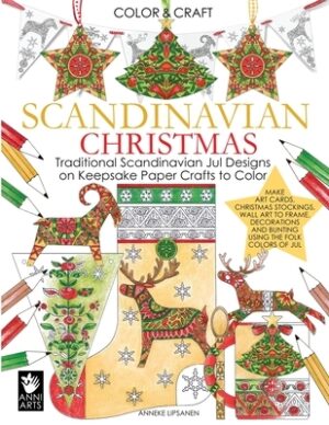 Scandinavian Christmas: Traditional Scandinavian Jul Designs on Keepsake Paper Crafts to Color