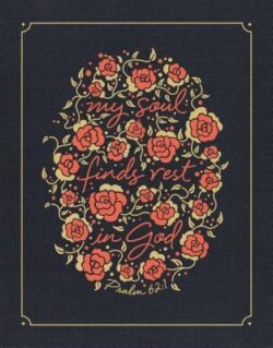 NIV, Journal the Word Bible for Women, Cloth Over Board, Navy, Red Letter Edition, Comfort Print: 500+ Prompts to Encourage Journaling and Reflection