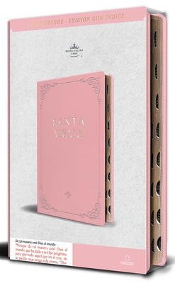 Biblia Rvr 1960 Letra Grande Tama?o Manual, Piel Rosada Con ?ndice / Spanish Bible Rvr 1960 Handy Size Large Print Leathersoft Pink with Index