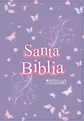 Biblia Rvr 1960 Compacta S?mil Piel Juvenil Mariposa Lila (Bible Rvr 1960 Compact Size Leatherlike Youth Lilac Butterfly (Spanish Edition)