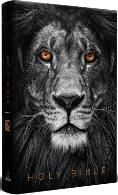 KJV Holy Bible, Large Print, Handy Size Format, Hardcover, Lion of Judah, Ribbon Marker, and Red Letter