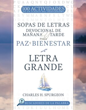 Sopas de Letras Devocional de Ma?ana Y Tarde Para Paz Y Bienestar: Letra Grande