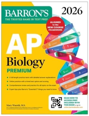 AP Biology Premium, 2026: Prep Book with 6 Practice Tests + Comprehensive Review + Online Practice