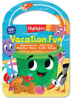 Vacation Fun: Kids Travel Activity Book for Ages 36 with Over 120 Stickers, Puzzles, Crafts and Games for Road Trips, Vacations and Travel