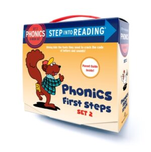 Step Into Reading Set 2 Phonics First Steps Box Set: Includes 8 Easy-To-Decode Books and Parent Guide