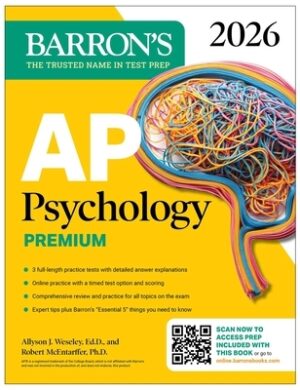 AP Psychology Premium, 2026: Prep Book with 3 Practice Tests + Comprehensive Review + Online Practice