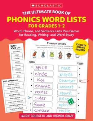 The Ultimate Book of Phonics Word Lists: Grades 1-2