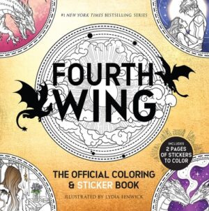 Fourth Wing: The Official Coloring & Sticker Book (Includes 2 Pages of Stickers to Color)