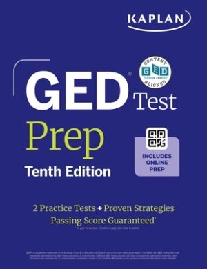 GED Test Prep, Tenth Edition (2026): Includes a Diagnostic Pretest, 2 Full Length Practice Tests, 1000+ Practice Questions, and 40+ Online Videos