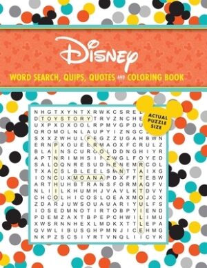 Disney Word Search, Quips, Quotes and Coloring Book