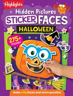 Hidden Pictures Sticker Faces: Halloween: Halloween Crafts Activity Book with Pumpkin Faces and Over 200 Silly Make-A-Face Stickers, Halloween Gift fo
