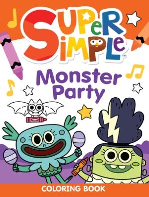 Super Simple Monster Party Coloring Book