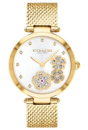 COACH Park (White/Gold-Tone) Women's Watch 34mm