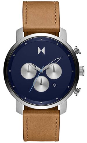 MVMT Chrono (Manta Blue/Tan) Men's Watch 45mm