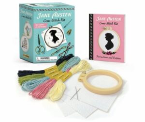 Jane Austen Cross-Stitch Kit: Includes 4 Patterns