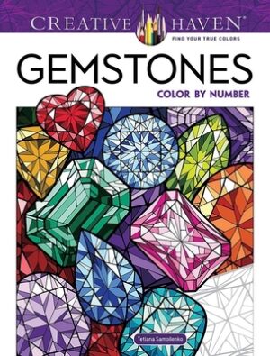Creative Haven Gemstones Color by Number