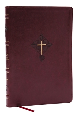 Rsv2ce, Thinline Large Print Catholic Bible, Crimson Leathersoft, Comfort Print