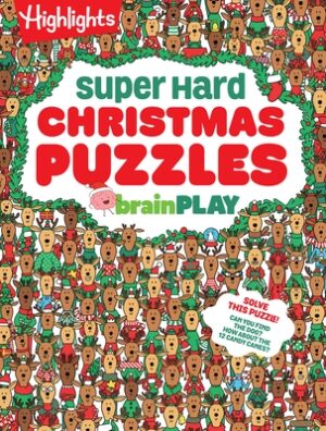 Brainplay Super Hard Christmas Puzzles: 200+ Challenging Christmas Puzzles, Mazes, Logic Games and Wordplay. Holiday-Themed Activity Book Gift for Kid